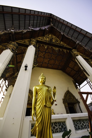 Yannawa temple is one of the most important landmark of buddhists in Bangkok Thailand  Thais counts this as one of the must-visit destinations to salute Buddhaの写真素材