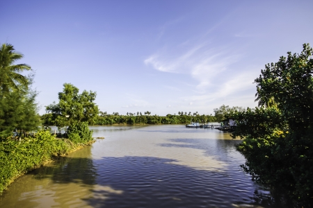 The beauty of the natural landscape of Thasala NakornSriThammarat in the southern part of Thailand.の写真素材