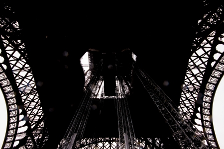 The Eiffel Tower ,La Tour Eiffel, nickname La dame de fer, the iron lady) is an iron lattice tower located on the Champ de Mars in Paris, named after the engineer Gustave Eiffel, whose company designed and built the tower.の写真素材