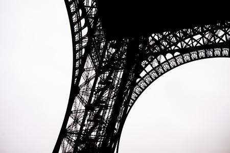 The Eiffel Tower ,La Tour Eiffel, nickname La dame de fer, the iron lady) is an iron lattice tower located on the Champ de Mars in Paris, named after the engineer Gustave Eiffel, whose company designed and built the tower.の写真素材