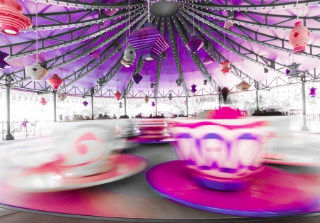 HONG KONG - JANUARY 7 : Hong Kong Disneyland's exotic scenery on 7 January 2013 in Hong Kong. It is the first theme park located inside the Hong Kong Disneyland Resort with Chinese culture, customs, and traditions incorporation in designing and building tのeditorial素材