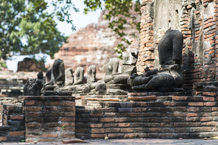 Ruins of the ancient faith in Thailandの写真素材
