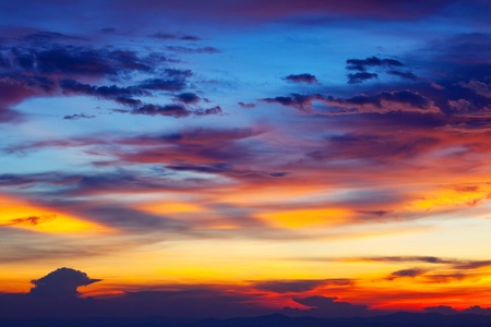 beautiful sunsetの写真素材