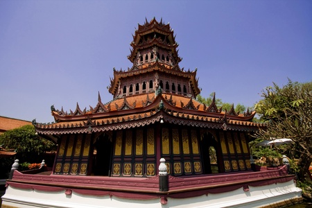 China temple in Thailandの写真素材
