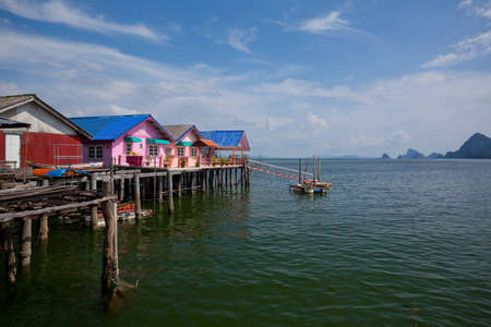 Fishermen's Village, on the Coast of Thailandのeditorial素材