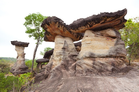 The Amazing of stone, Ubon Ratchathani, Thailand の写真素材
