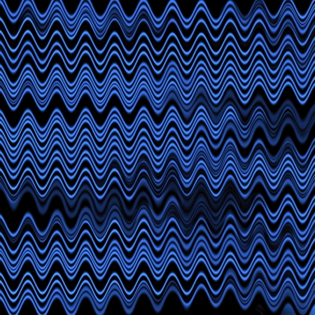 abstract blue wave pattern as backgroundの写真素材