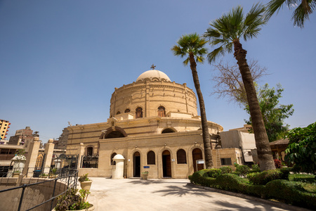 Coptic Christians church in Cairo Egyptの写真素材