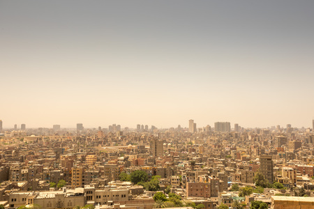 Cityscape of Cairo in Egyptの写真素材