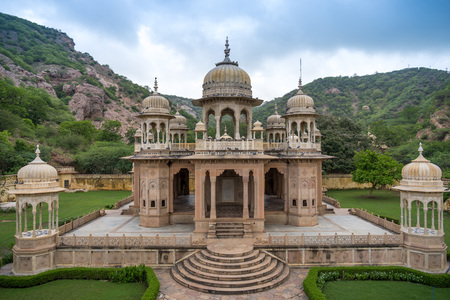 Gaitore Ki Chhatriyan in Jaipur,Rajasthan, India