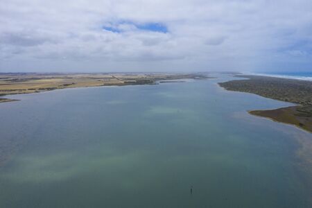 The inlet at Goolwa in South Australia