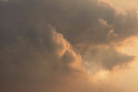 Red clouds due to bush fire smoke at sunset in The Blue Mountains in Australia