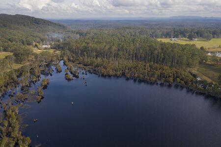 Mountain Lagoon in Wollemi National Park in regional New South Walesの写真素材