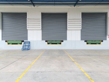 Warehouse loading areaの写真素材