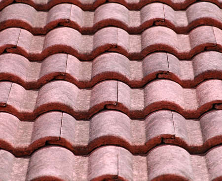 Close up of roof texture. selective focusの写真素材