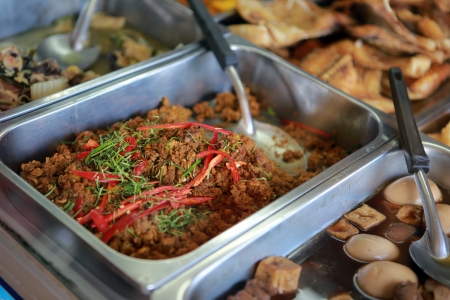 Rice and curry of thailand