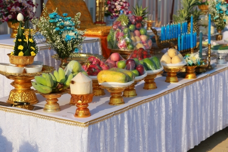 Set of altar tableの写真素材