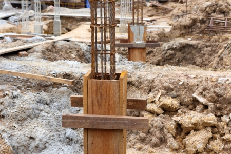 foundation for home buildingの写真素材