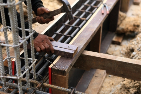 foundation for home buildingの写真素材