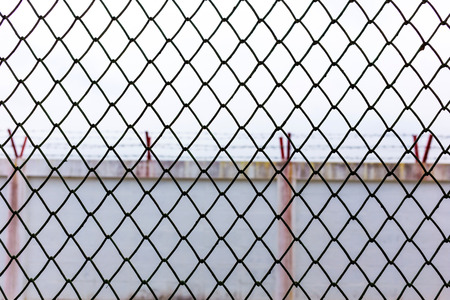 Steel net for homeの写真素材