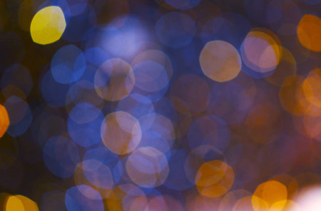 The colorful of a bokeh の写真素材