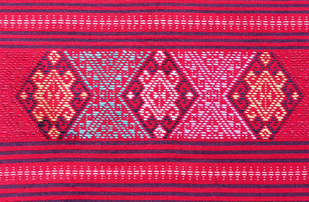 Thai silk fabric pattern