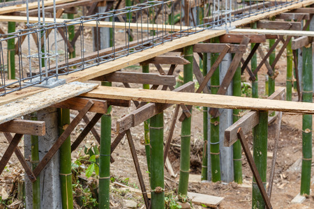 set of wood pine timber for New Home Construction 