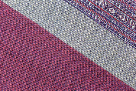 Thai silk fabric pattern の写真素材