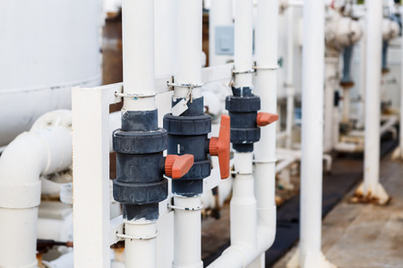 Valve for DI water control in factory