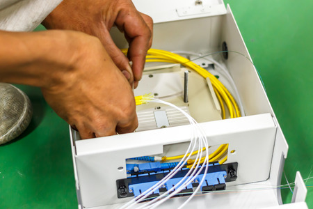 fiber optic cable install