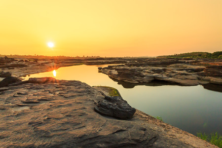 Unseen Thailand grand canyon sam pan bok at ubonratchathaniの写真素材
