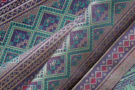 Thai silk fabric pattern