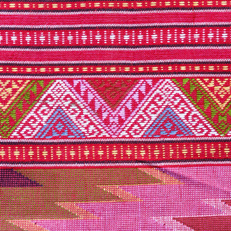 Thai silk fabric pattern