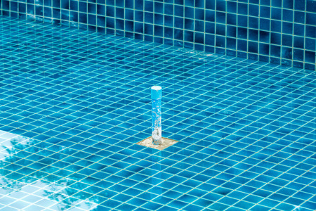 Swimming pool under constructionの写真素材