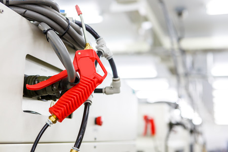 air gun forclean machineの写真素材