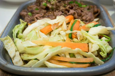 Japanese beef teriyaki grillの写真素材