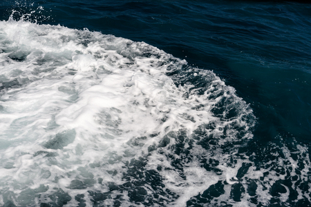 Wave bubble in the seaの写真素材