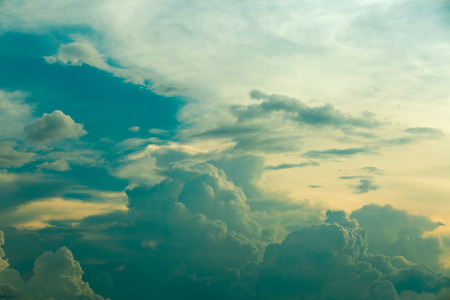cloud on blue sky
