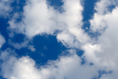 Cloud on blue skyの写真素材