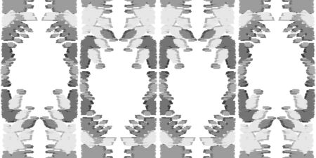 Abstract embroidery seamless ikat pattern.
Tribal ethnic folk vector texture. Seamless striped pattern in original Aztec style.のイラスト素材