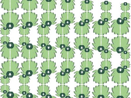 Old style ikat color etnical tribal hand - drawn pattern navajo motif for packing, wallpaper, batik backgroundのイラスト素材