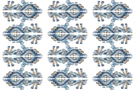 Geometric pattern etnic indian ornamental on color background. Navajo motif texture ornate  design...