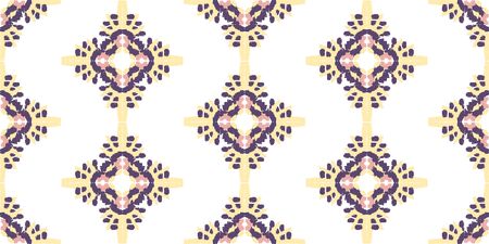 Abstract embroidery seamless ikat pattern.Tribal ethnic folk vector texture. Seamless striped pattern in original Aztec style.の写真素材