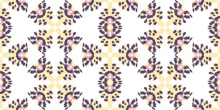 Old style ikat color etnical tribal hand - drawn pattern navajo motif for packing, wallpaper, batik