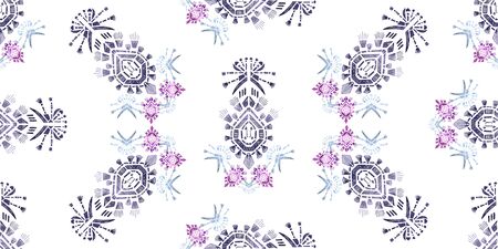 Abstract embroidery seamless ikat Seamless striped original