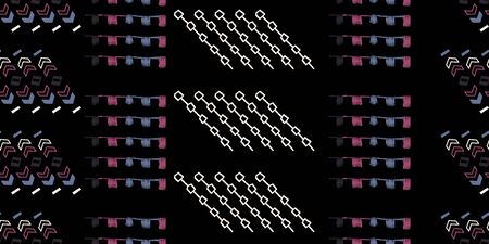 Seamless hand drawn geometric pattern with national striped color background. Ornamental...