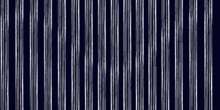 White modern stripes on blue background, seamless pattern hand drawn surface design for home.