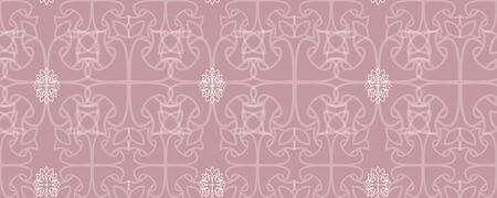 Seamless damask pastele pattern wallpaper. Vintage decor in Victorian style.