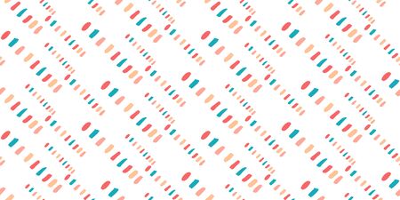 Color modern stripes seamless pattern hand drawn surface design for home.のイラスト素材