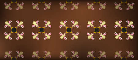 Ikat striped colorful on color background. Etnic aztec design seamless pattern.のイラスト素材